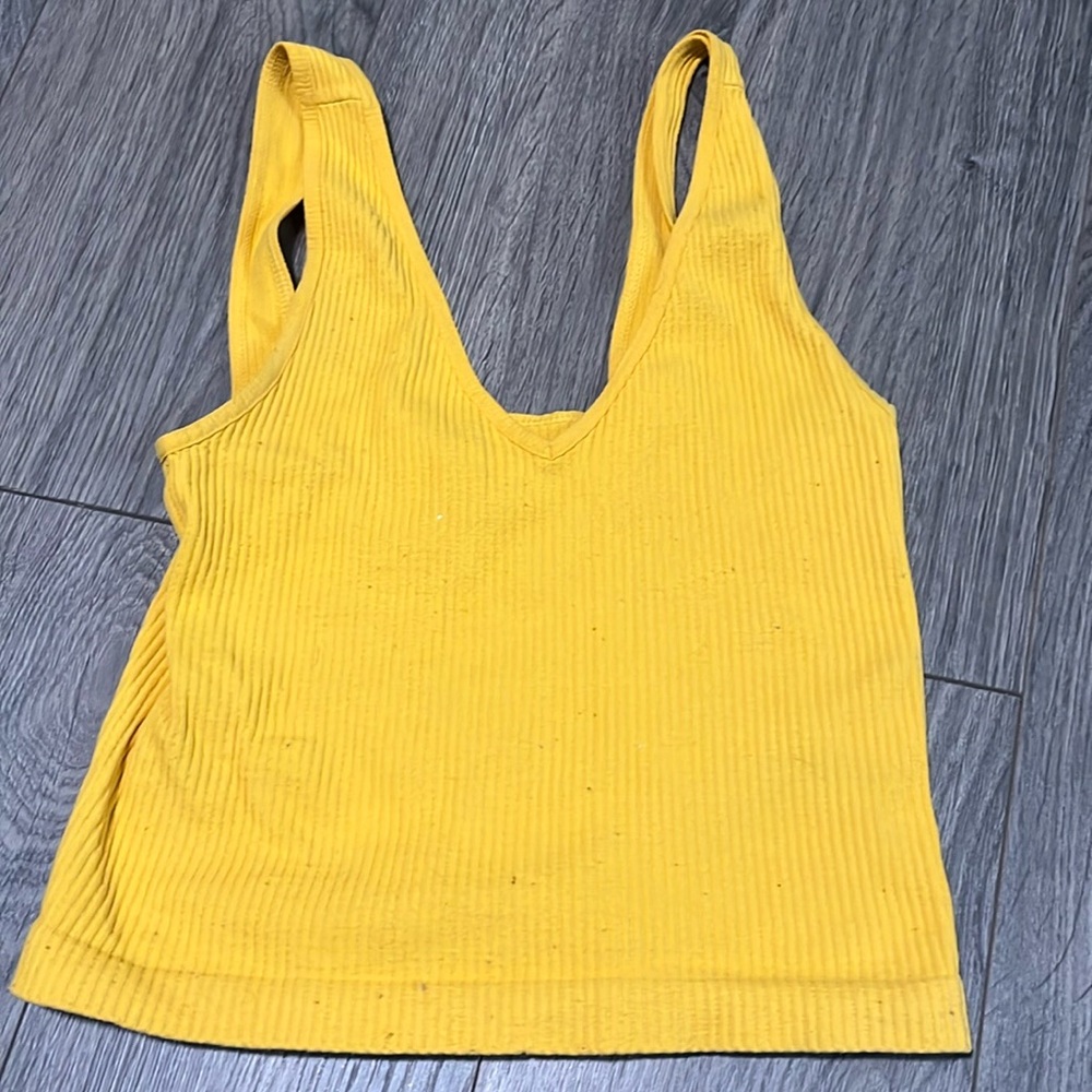 Yellow tank top